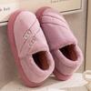 Qida Shun Autumn and Winter Couple Cotton Slippers New, Indoor and Outdoor Plush Bag Heel Thickened Warm Cotton Mop Cotton Shoes