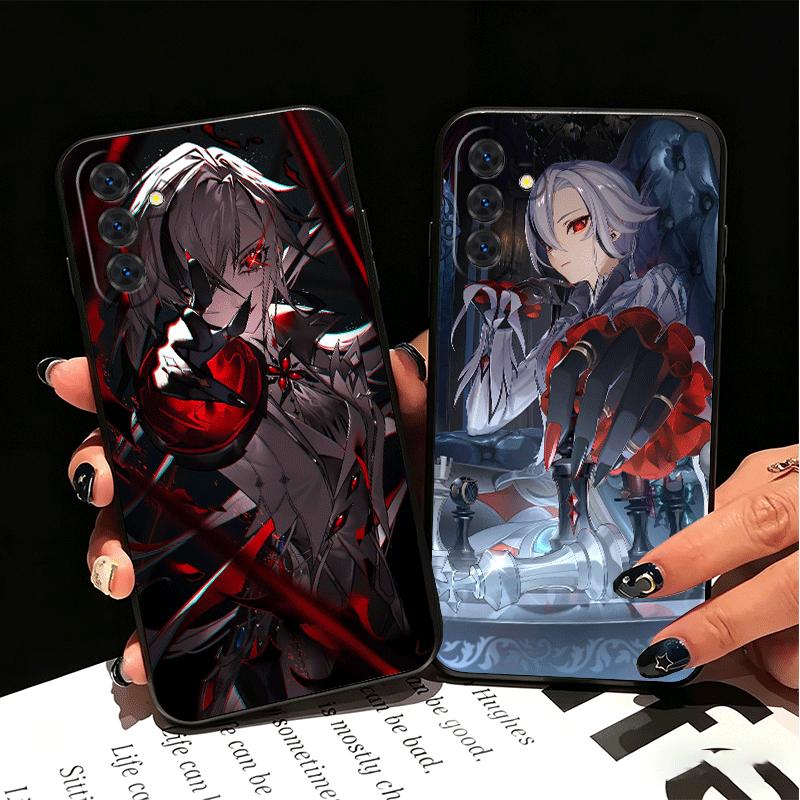Genshin Impact Arlecchino Soft Phone Case for Samsung A17 A37 A57 A16 A26 A36 A56 A15 A25 A35 A55 A14 A24 A34 A54 A13 A23 A33 A5
