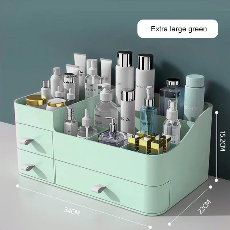 Make-up-Organizer mit großer Kapazität, Badezimmer-Make-up-Aufbewahrungsbox, Damen, Hautpflege, Frisiertisch, Kosmetik, Lippenstift, Beauty Case