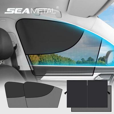 Magnetischer Auto-Seitenscheiben-Sonnenschutzvorhang UV-reflektierend Sichtschutzvorhänge für Front-/Heckscheibe