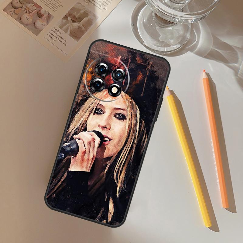 Singer Avril Lavigne Funda For OnePlus 13R 13 12 R 11 9 10 Pro 8T 9RT 10T OnePlus Nord CE 2 3 4 Lite N20 N30 Case