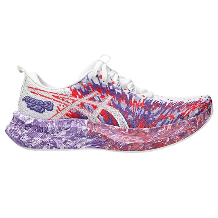 Asics Noosa Tri 16 Comfortable Fashion Trendy Minimalist Cushioning Low-Top Running Shoes Women sneaker White Purple 1012B675-101