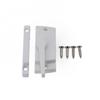 White Fitch Catch Lock for Casement Sash with Zinc Alloy Sliding Mechanism
