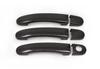 Handle Pads (natural Carbon) 4 Handles for Volkswagen Caddy 2010-2015