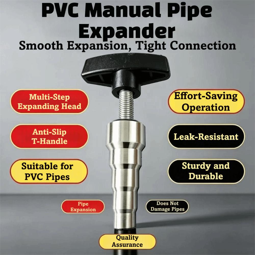 T Shape Handle Manual Pipe Expander Aluminum Plastic Pipe Rounder Floor Heating Pipe