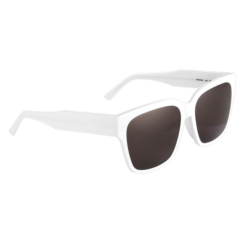 Balenciaga Sunglasses Gray Lenses Black Square Frame Classic Eyewear Men sunglasses BB0056SA-002-56