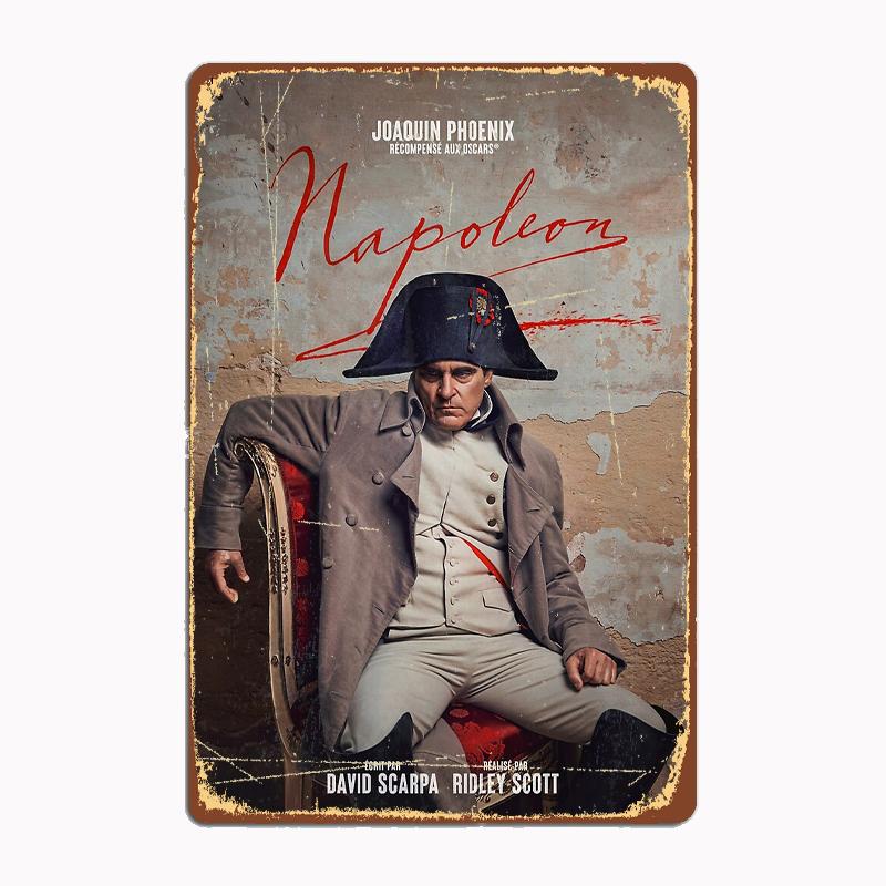 

Наполеон Перетинає Альпи Постер Художні Принти на Металевих Бляшаних Знаках Таблички для Кімнати Дому Декор Стіни Естетика Ретро Вітальня 20x30cm（7.8x11.8inch）