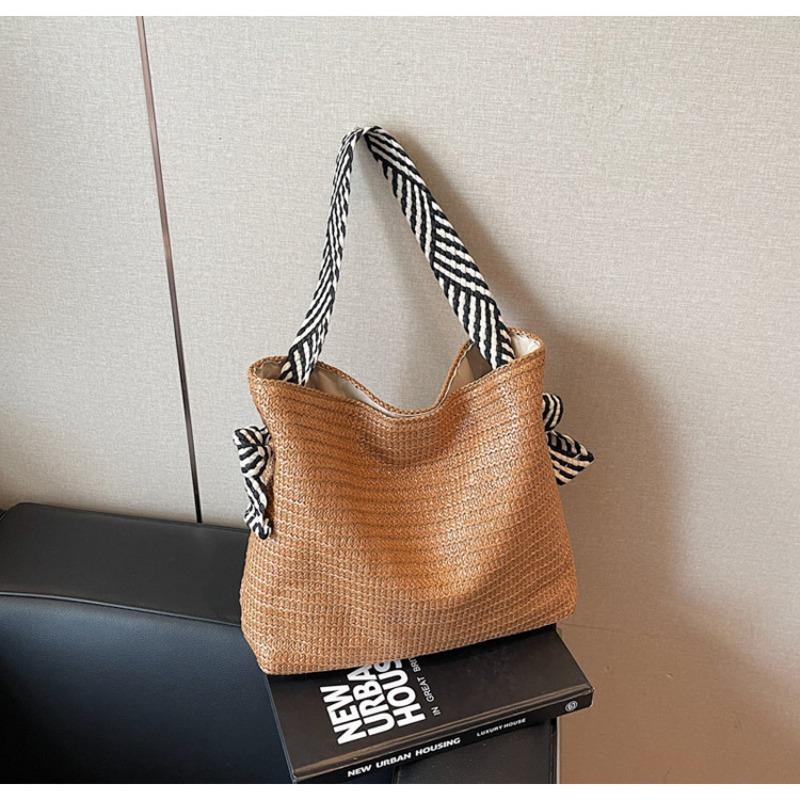 Bohemian woven straw bag women's large-capacity new casual shoulder seaside vacation beach bag