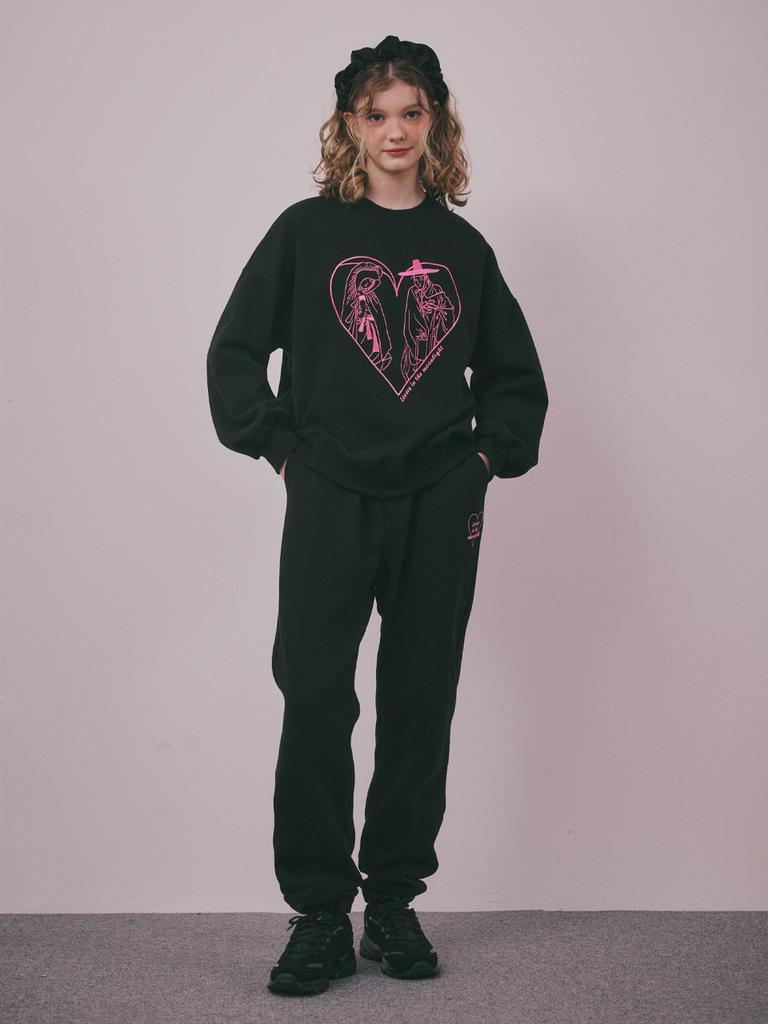 YUGADANG Wolhajeongin Fleece-Lined Sweatpants_Black /Fw/ Y3Swpt010Blk