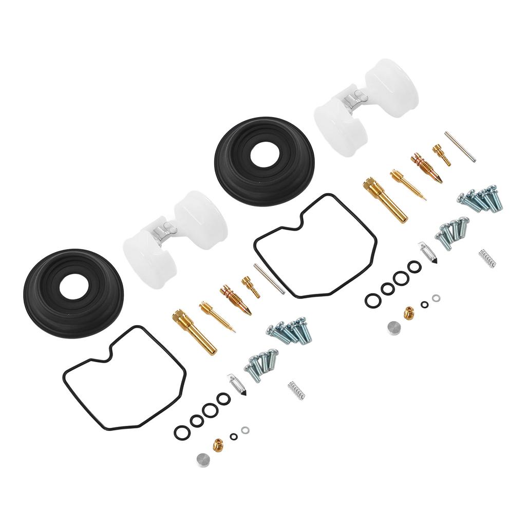 Kit de reparare carburator 52PCS Set complet de reconstrucție carburator Înlocuitor pentru ER500 ER?5 1998?2005