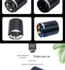 BM Mini Cooper Carbon Fiber Burnt Blue Stainless Steel Exhaust Tailpipe