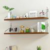 Wood Wall Storage Rack 30/40/50cm Wall Bookshelf Versatile Floating Shelf  Bathroom Room