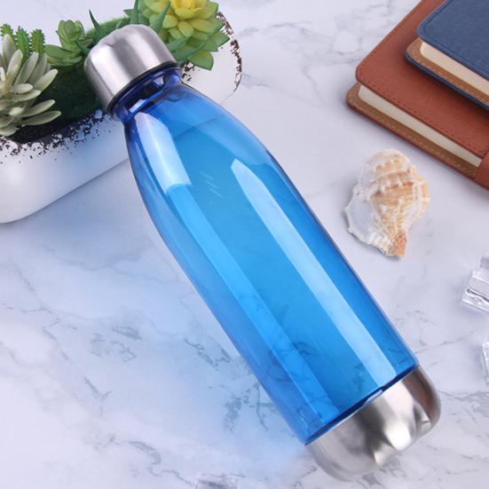 Plastic Sports Kettle Large Capacity Fitness Coke Bottle Transparent Water Cup
