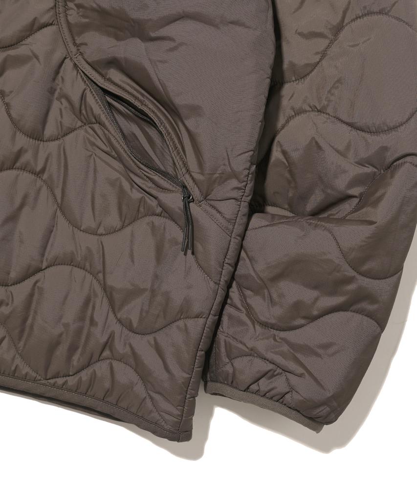 Physical Department Nylon Field Quilted Jacket Brown