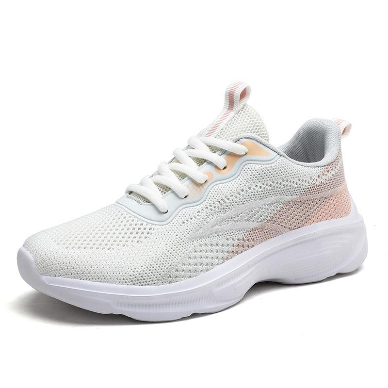 Spring and Autumn New Middle School Student Breathable Mesh Casual Shoes Women's Sports Shoes Fashion Soft Sole Outdoor Travel Shoes Women