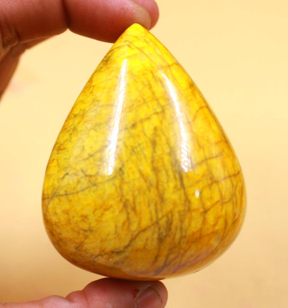 950 Carat Washington's Birthday Pear Shape Certified Yellow Beryl Natural Loose Gemstone SN171