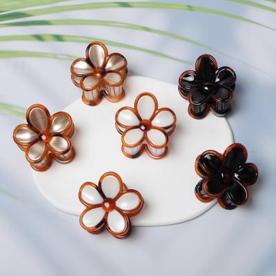 Confezione da 2 Piccole Mollette Fiore Estivo per Capelli da Donna Pinze per Capelli Fermagli Trendy Fermacapelli da Ragazza Accessori per Capelli Coreani Accessori per Capelli