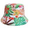 (Talla Única, Rojo) Sombrero de Pescador Transpirable para Hombres y Mujeres Estampado Floral de Plantas Elegante Sombrero de Sol de Ala Ancha