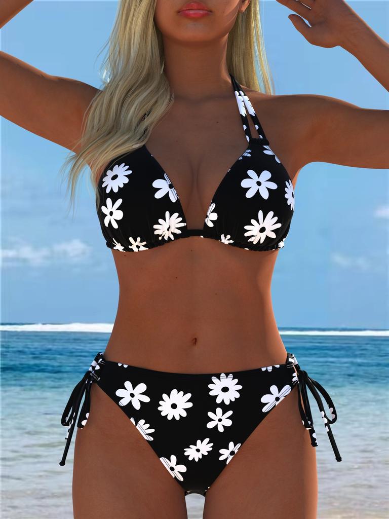 Europejski i amerykański strój kąpielowy bikini 1011 nowy dwuczęściowy strój kąpielowy damski hit Xiyin temu