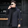 Winter Men's Mink Fur Collar Pie Overcoat Skin Integration Mink Coat Removable Lining Fur Coat