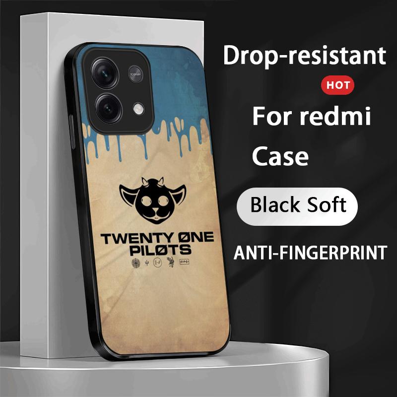 

Cool 21-one pilot Phone Case For Xiaomi Redmi Note 13,12,11, 10 Pro Plus S, 5G, 12S, Soft Black Phone Cover Redmi Note 12