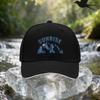 Sunrise Mountain Landscape Pattern Sandwich Cap Unisex Easy Lightweight Adjustable Outdoor Sun Hat Ideal Gift for Travel Part