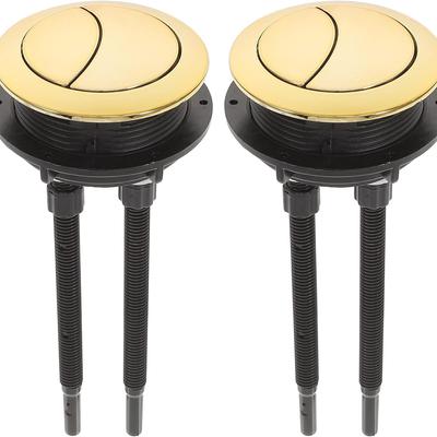 2-teiliger Toiletten-Druckknopf, 48-mm-Toilettentank-Knopf, Dual-Push-Spülung-Toilettenknopf, Dual-Flush-Toiletten-Wassertank-Druckknopf