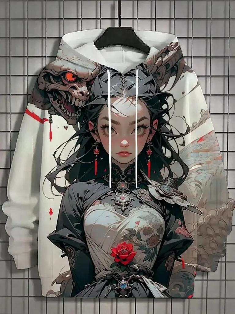 3D Printed  Anime Women's Men's Fashion Hoodies Autumn Winter Designer Hoodies Casual Sweatshirts Comfortable Warm Long Sleeve