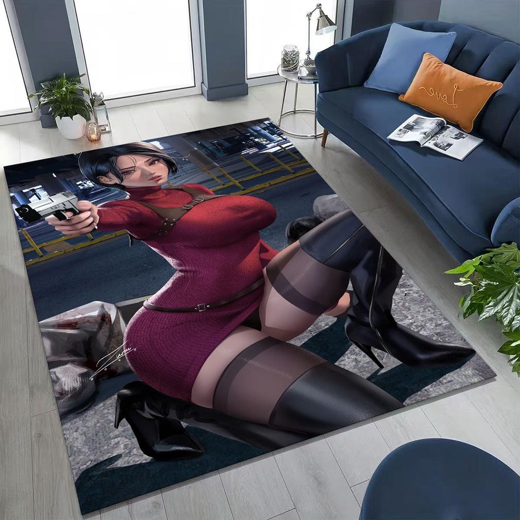 Art Beauty Sexy Girl Lace Lady Cartoon Anime Characte Rug for Bedroom Living Room Sofa Home Doormat Decor,kid Non-slip Floor Mat