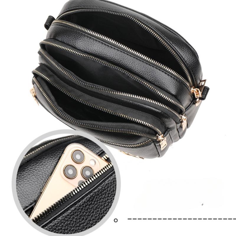 Borsa a Mano da Donna Nuova Versatile a Strati Singola Spalla Borsa a Tracolla con Tasche Multiple per Madri Per Raccogliere Portafogli