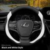 two-tone Leather Steering Wheel Cover Anti-Slip For Lexus IS ES RX NX GX ES300h ES350h RX RX350 RX500h NX350h NX450 Accessories