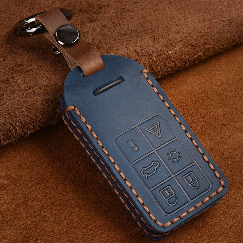 Buy New Luxury Genuine Leather Car Key Case Cover For Volvo Xc60