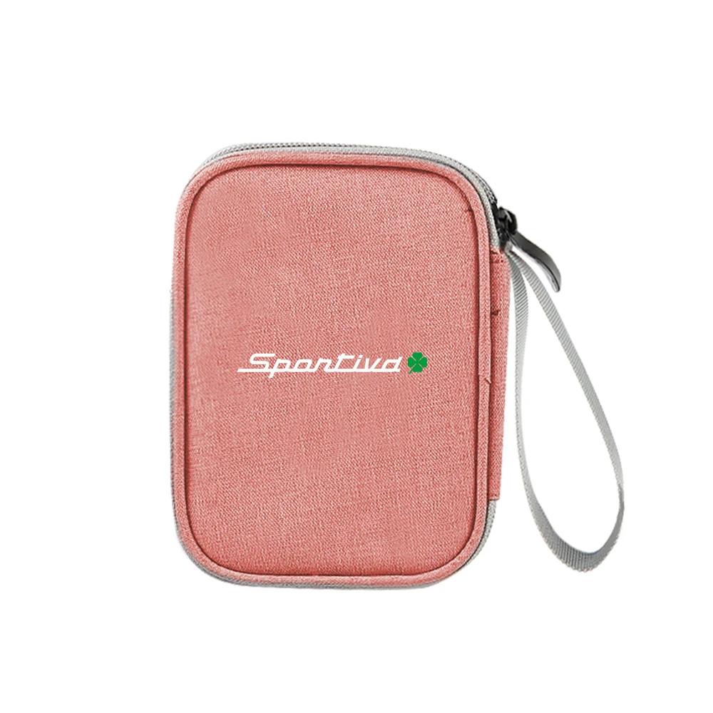 Bildekaler För Alfa Romeo 1 st Bil digitala Tillbehör Förvaringsväska USB-kabel Förvaringslåda För Alfa Romeo Giulietta GT 159 147 156 M