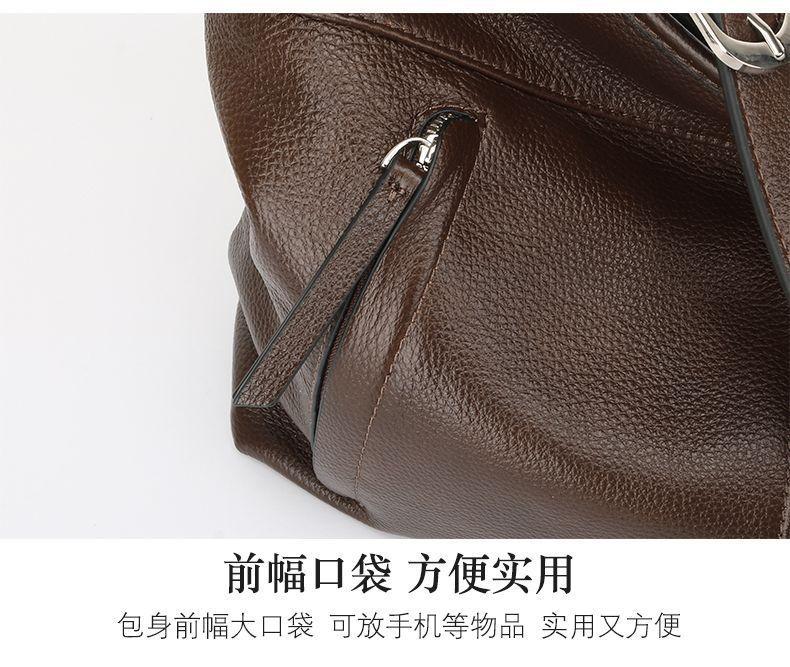 Genuine Leather Hobo Bag Women - Large Capacity Soft Leather Shoulder Crossbody Bag with Adjustable Strap for Daily Use