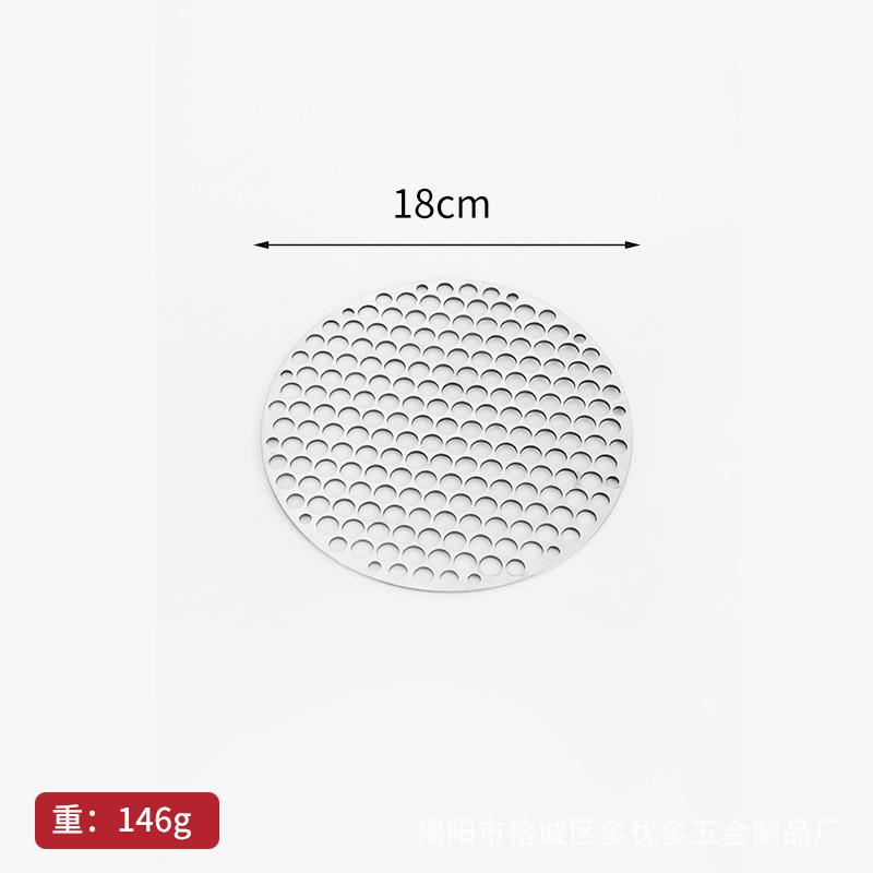 

1pc 18 20 22 24 26 28cm BBQ Net Stainless Steel Non Stick Grill Rack Tea Maker Bacon Drainer Outdoor Barbecue Kitchen Tool grill