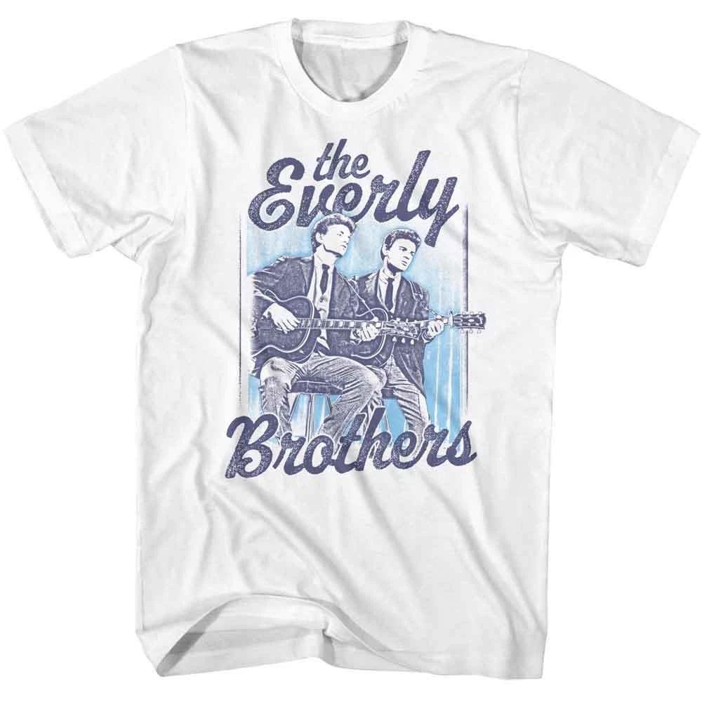 Everly Brothers - Cool Contrast - American Classics - White  Short Sleeve T 100