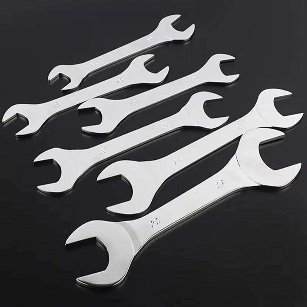 1Pcs 6-32mm Flat Wrench Tool Hi-Spec Double-end Fixed Spanner  Car Bicycle Repair Tool