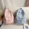 Schultasche Japanischer einfacher Stil Sternenaufdruck Mittelschüler Oberstufenschüler College-Student Leichter Rucksack mit großem Fassungsvermögen