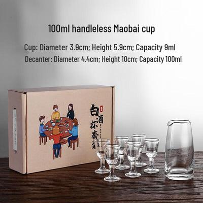 Chinese Baijiu Glass Set with Maotai Cups