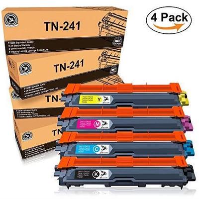 FITU WORK 1 x Kompatible Ersatz für Brother TN241 TN245 Tonerkartusche bearbeitet für Brother DCP-9020CDW DCP-9015CDW HL