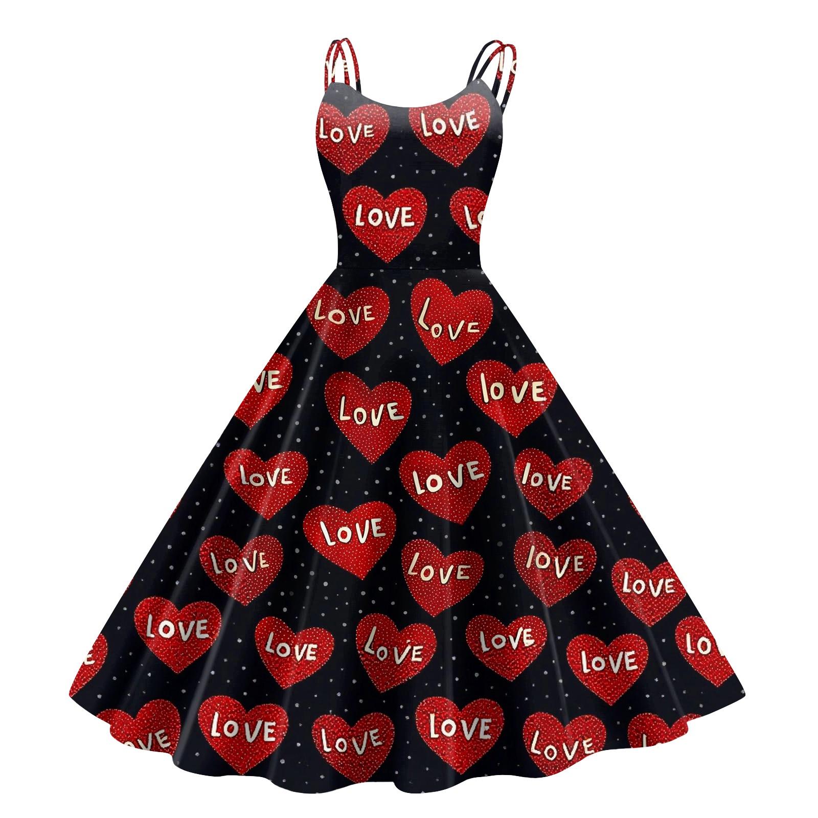 

Women s Fashion Printed Sexy Strapless Gothic Cocktail Dress Punk, Vintage Dress. XL кавун червоний колір