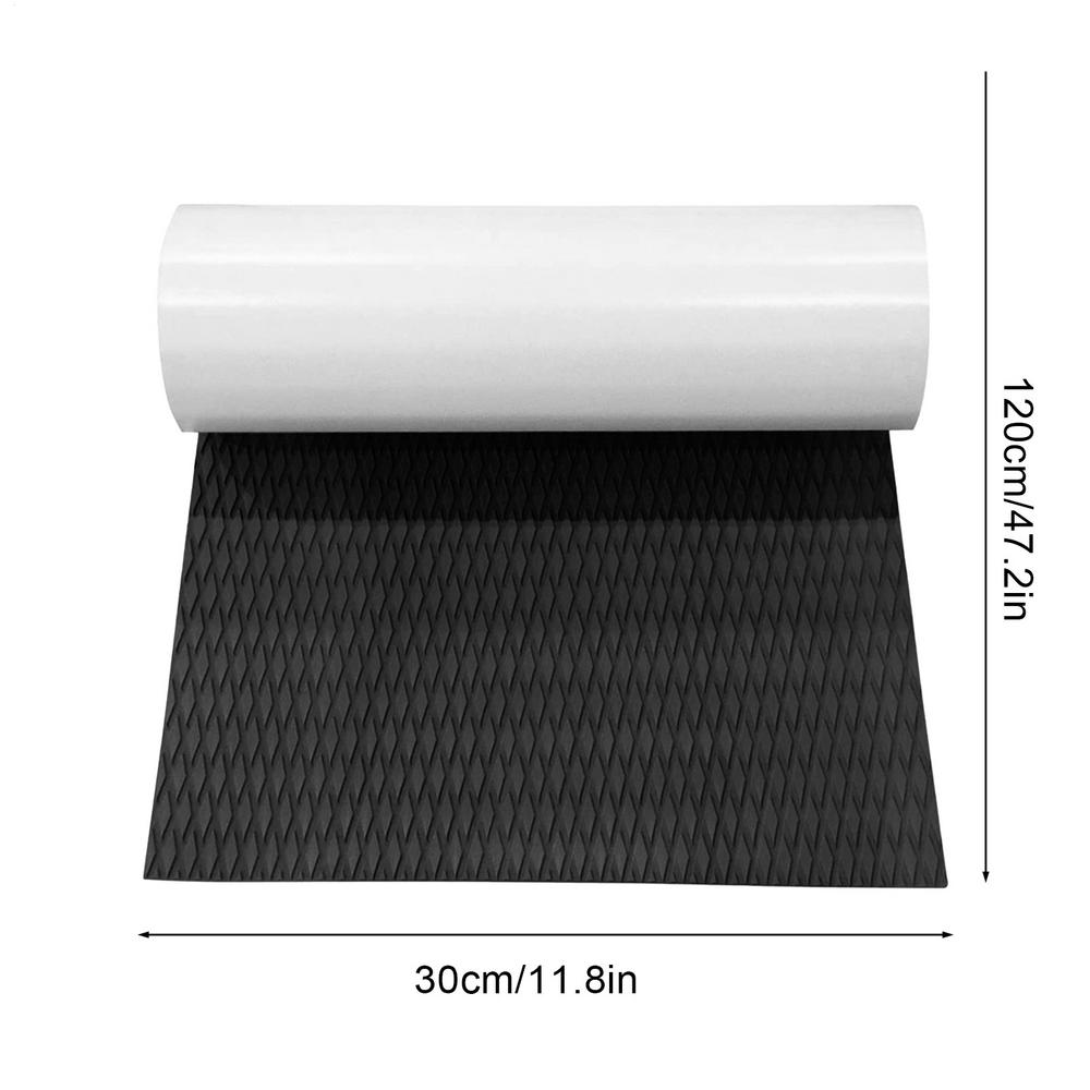 

5mm EVA Boat Decking Sheet Marine Flooring Anti Slip Pad Self-Adhesive Surfboard Traction for Surfboard RV чёрный