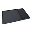 Coffee Machine Bar Mat Heat Insulation Silicone Dual Zone Drying Mat and Drip Tray for Kitchen