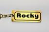 Rocky Gold Black Double Ring Acrylic Original Keychain Late Custom Parts A-634-1 & (Early & Model)