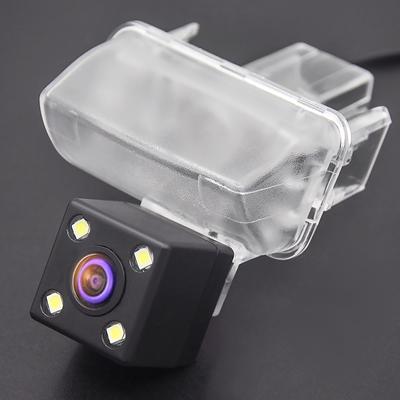 Cámara de Vista trasera de coche para Toyota Auris Hatchback E150 Fortuner Yaris Prius C Aqua visión nocturna cámara reversa de respaldo impermeable 4LED