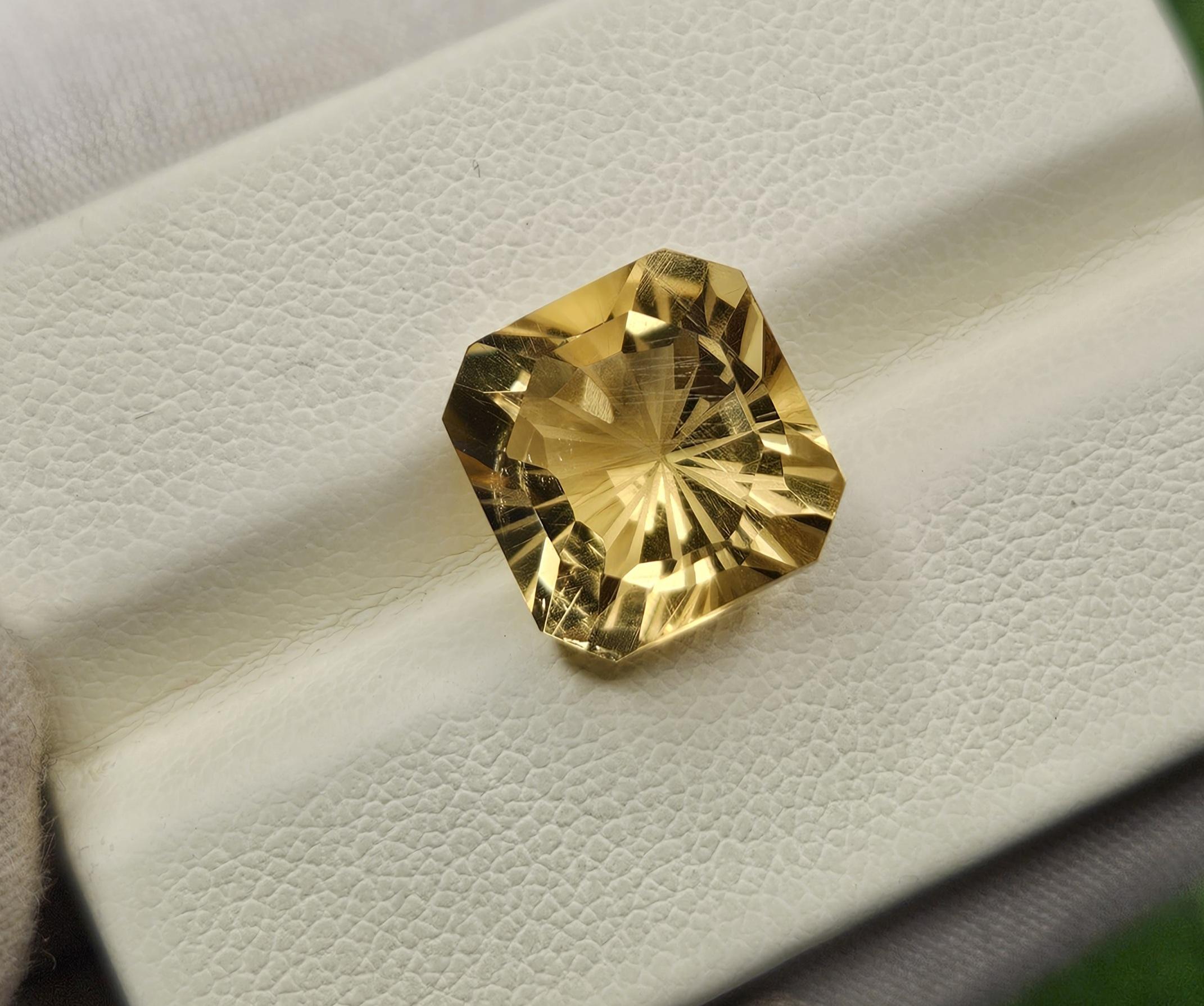 

JewelsOfPride натуральный пивной кварцевый подушка в форме огранки драгоценный камень для изготовления ювелирных изделий 6 карат. 11х10х7 мм жёлтый