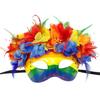 Splendida Maschera Costume di Carnevale Maschera di Mardi Gras per Uomini Donne, Colorata Arcobaleno Mascherata Veneziana Festa di Ballo, Carnevale, Cosplay di Halloween