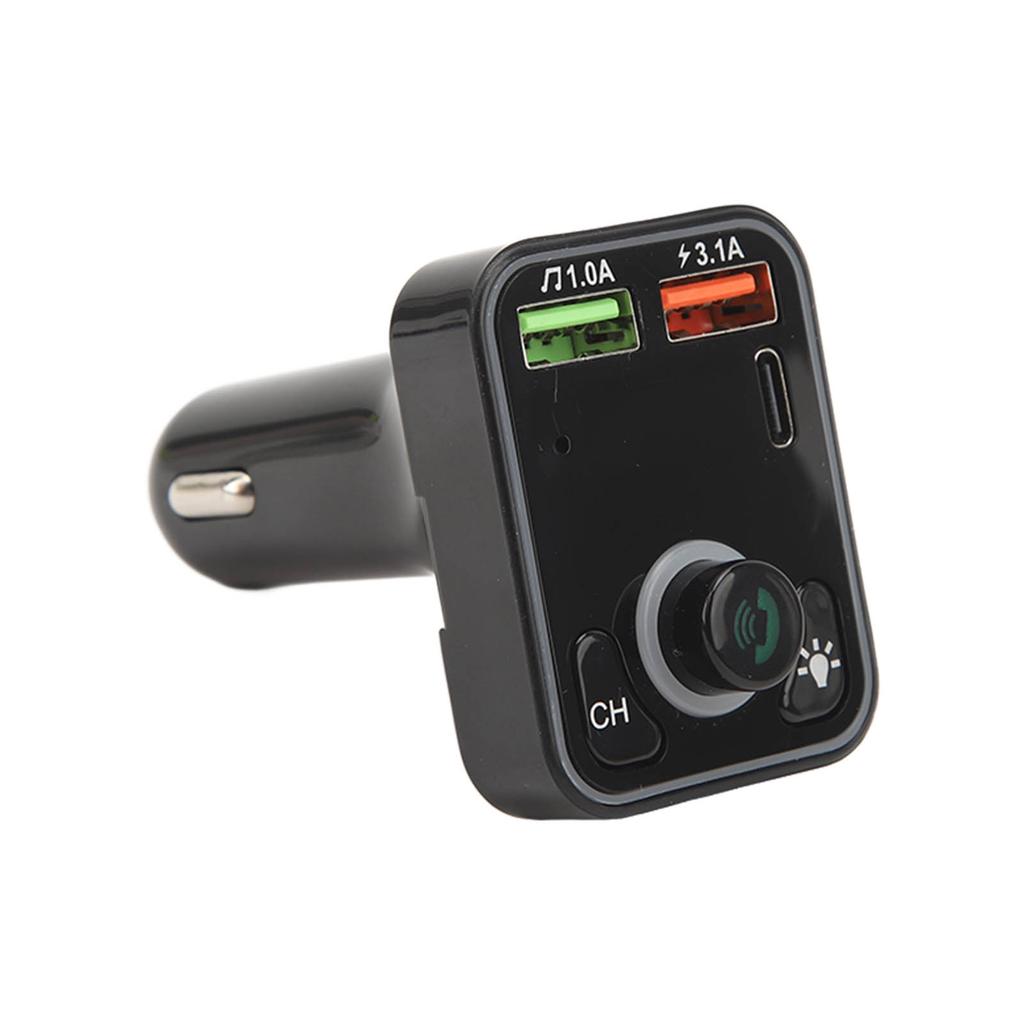Car Fast Charging Player Car Colordul Light Hands Free Bluetooth Talk Player Lossless Sound Quality Mp3 Bluetooth Player
