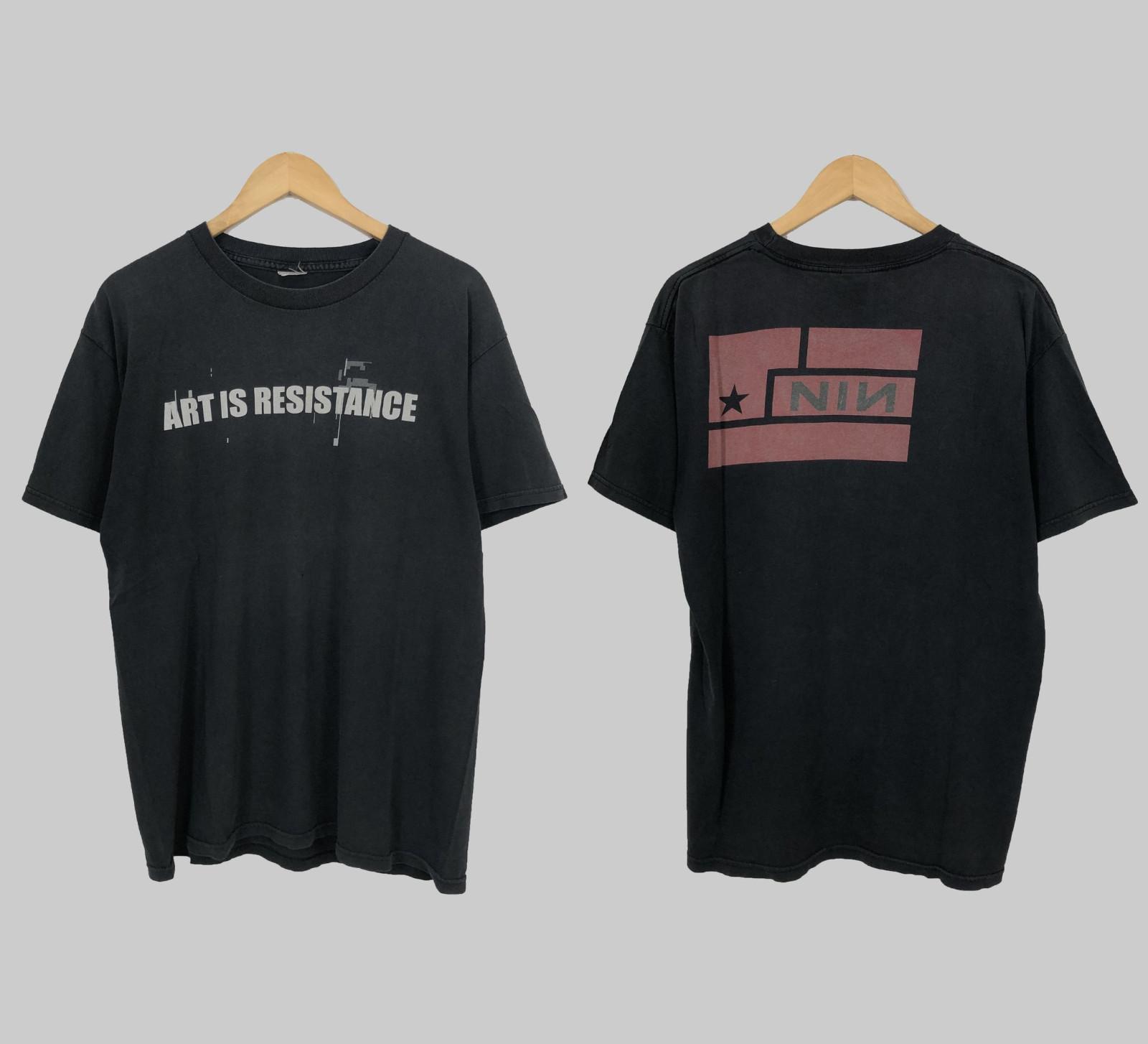Vintage 00s Nine Inch Nails Art is Resistance XXXXL