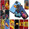 Hülle für Apple iPhone 12 13 Pro Max Mini ProMax X XR Air 13Pro XS Handyhülle Weiche Hülle Spanien Fußball Nr. 19 Fußball Nr.19 Flagge